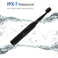 Ultra sonic elektryczna soniczna szczoteczka do zębów akumulator szczoteczki do zębów zmywalny elektronicznych wybielanie szczoteczka do zębów dla dorosłych zegar szczotka 5